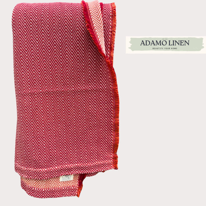 Organic Cotton Towel | Biface Red