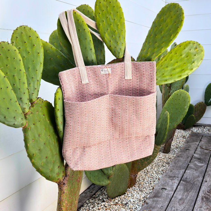 Pink Beach Bag 100% Cotton