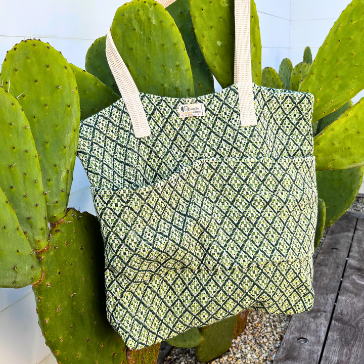 Green Beach Bag 100% Cotton