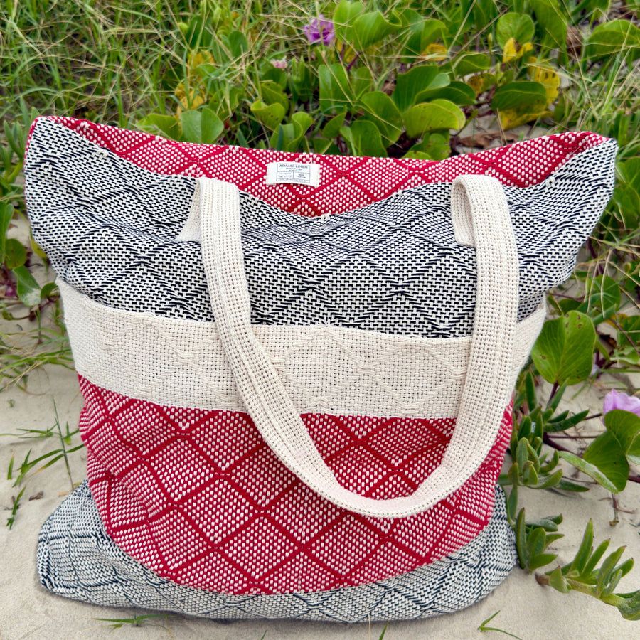 cotton bag red