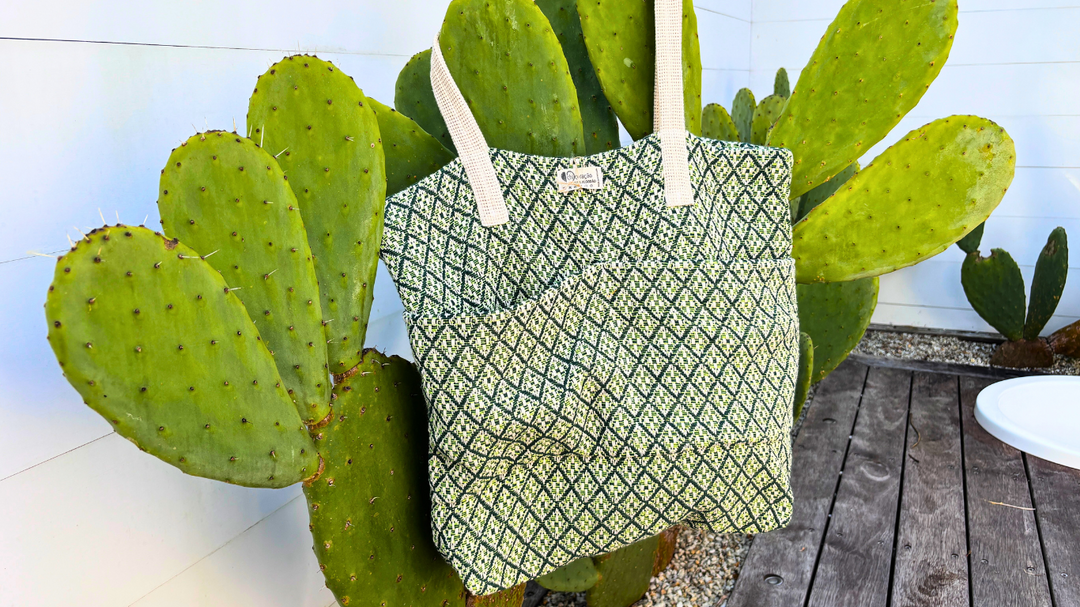 Green Beach Bag 100% Cotton